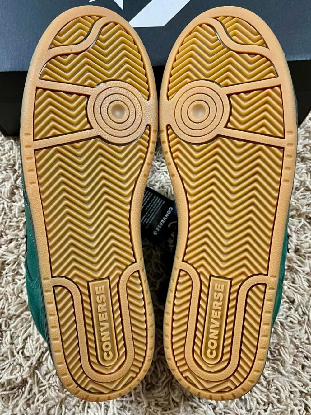Converse Men's CL98 Suede Low Top Sneakers Shoes Green, Size 9 (New)